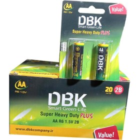 تصویر باتری قلمی DBK مدل Super Heavy Duty Plus (کارتی 2 تایی) 