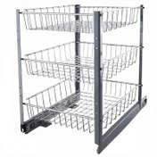 تصویر سبد سیب زمینی و پیاز سه طبقه - 40 