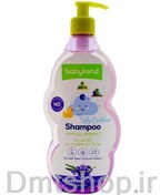 تصویر شامپو پروتئینه موی سر کودک بی بی لند حاوی اسطوخودوس 500 میل Baby Land Baby Hair Protein Shampoo with Lavender 500 ml