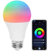 تصویر لامپ RGB-8W هوشمند TUYA مدل E27 