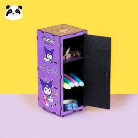 تصویر فایل/کمد چوبی مدل کرومی 