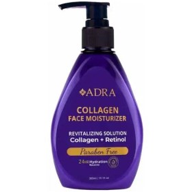 تصویر کرم آبرسان آدرا حاوی کلاژن و رتینول حجم 300 میلی لیتر ADRA COLLAGEN AND RETINOL FACE MOISTURIZER