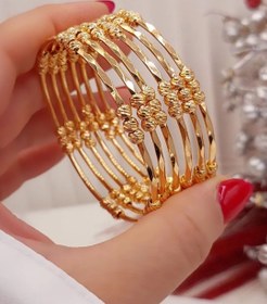 تصویر النگو آلبرنادو زنانه طرح طلا برند Ysx 