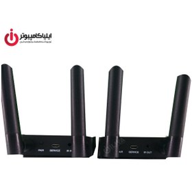 تصویر انتقال بی سيم H.265 HDMI تا 100 متر + ریموت فرانت ا Faranet H.265 HDMI Wireless Extender 100m +IR remote Faranet H.265 HDMI Wireless Extender 100m +IR remote