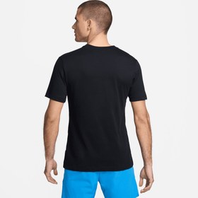 تصویر تی شرت تنیس مردانه نایک Rafa Nike Court Dri-FIT– مشکی 