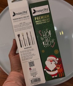 تصویر ست براش کریسمسی ناسکیتا - جعبه سبز Nascita