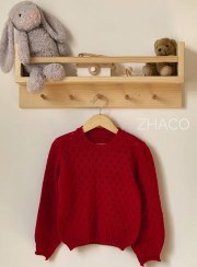 تصویر بلوز توری رنگ قرمز - سایز 