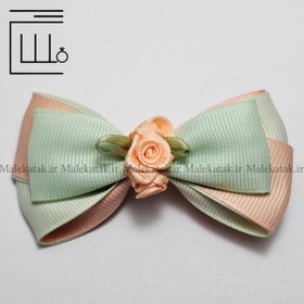 تصویر گلسر مدل پاپیون گل دار 