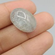 تصویر نگین آکوامارین تراش دامله اصل معدنی کد 6980 