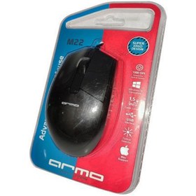 تصویر موس Armo M22 مشکی Armo M22 advanced optical mouse