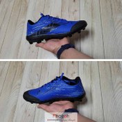 تصویر کفش فوتبال نایک NIKE آبی مشکی سایز ۴۱ تا ۴۴ کد VM402 