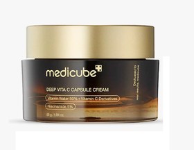 تصویر کرم روشن کننده عمیق کپسولی ویتامین سی مدی کیوب Medicube Deep Vita C Capsule Cream