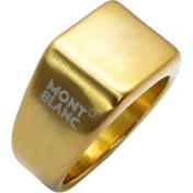 تصویر انگشتر مردانه مونت بلانک استیل 