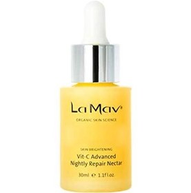 تصویر La Mav Organic Skin Science : Vit-C Advan : تاریخ تحویل: 3 تا 5 روز کاری Vit-C Advanced Nightly Repair Nectar 30ml