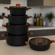 تصویر سرویس پخت و پز گرانیتی 10 پارچه کی زد پی مدل آلما 