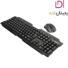 تصویر کیبورد و موس بی سیم ایکس پی پروداکت XP-W4400C XP Product XP-W4400C Wireless Keyboard and Mouse