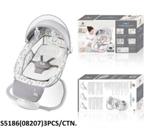 تصویر گهواره و تاب برقی ماستلا مدل 8207 طرح کاکتوس ۳ کاره 