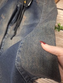 تصویر شلوارجین شافل بگ دخترانه بچگانه|کودک ونوجوان 