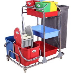 تصویر ترالی نظافتی مدل 3101 