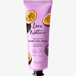 تصویر کرم محافظ دست و ناخن با میوه گل ساعتی ارگانیک 