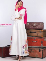 تصویر مانتو زنانه گره استایل مدل صبح بهاری 