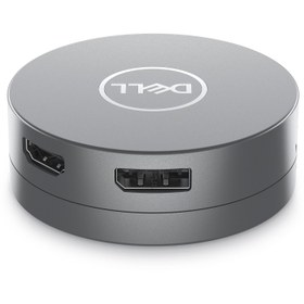 تصویر مبدل Dell USB-C MultiPort DA305 تیتانیوم هاب لپ تاپ USB,USB-C, USB Type-C,HDMI,LAN, DisplayPort,Ethernet 6 تیتانیوم