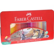 تصویر مداد رنگی 100 رنگ فابر کاستل Faber-Castell 115805 Faber-Castell 115805 100 Colored Pencil