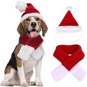 تصویر لباس سگ و گربه مدل کریسمس 