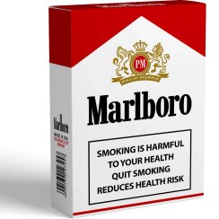 تصویر جعبه هیولا سیگار مارلبرو 