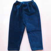 تصویر شلوار مخمل کبریتی سرمه ای ماوی 