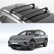 تصویر جعبه بار سقفی مشکی VOLKSWAGEN ID.4 CROZZ PRO X TURTLE AIR 2 سازگار Turtle Can Carry 