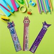 تصویر خط کش فانتری (کرومی،استیج،لبوبو) مجموعه کامل نوشت افزار، ملزومات مدرسه و اداری با ارسال سریع