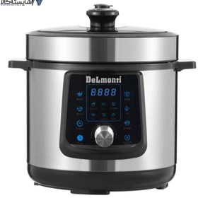 تصویر زودپز برقی دلمونتی مدل DL 690 دیجیتالی (آرام پز، پلوپز و بخارپز) Delmonti electric pressure cooker model DL 690