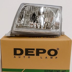 تصویر چراغ جلو چپ پیکاپ DEPO 