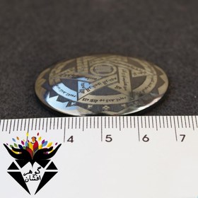 تصویر نگین حدید ستاره سلیمان درشت کد N_1433 