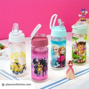 تصویر بطری استوانه ای کارتونی نی دار مانیا 