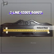 تصویر تابلو امتیاز (اسکور بورد) اسنوکر 2 ردیف نمراتور ( چرتکه) 2 ردیف