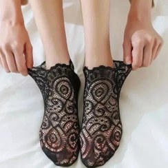 تصویر پاپوش بافت پشت چرمی 