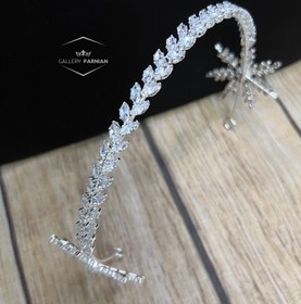 تصویر تاج عروس کد A30 Bridal Tiara Code A30