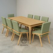 تصویر ست میز و صندلی ناهار خوری ۸ نفره مدل مونته 