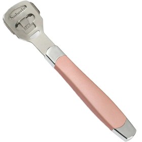 تصویر دسته تیغ پدیکور کف پا دسته صورتی بیبی beibei به همراه یک بسته تیغ 10 عددی 