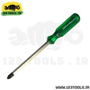 تصویر پیچ گوشتی تکی ضربه خور لایت ژاپن دو سو 150*6 مدل 606S Light Flat Hammer Screwdriver 606S