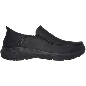 تصویر کفش چرم مردانه اسکچرز Skechers 204866-bbk 