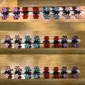 تصویر مینی کلیپس رنگی فلزی 