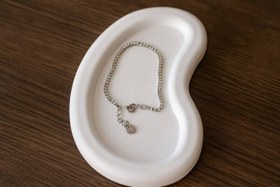 تصویر دستبند زنانه خاویاری نقره ایتالیایی عیار ۹۲۵ با طراحی لوکس و اصیل 