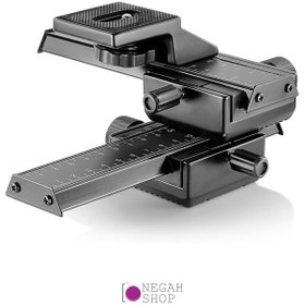 تصویر ریل ماکرو 4 جهته Neewer Pro 4-Way Macro Focusing Focus Rail Slider 