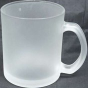 تصویر ماگ شیشه ای مات (یخی) - طرح دلخواه 