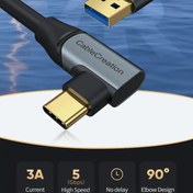 تصویر کابل 5 متر 5 گیگ مخصوص عینک واقعیت مجازی Meta quest 1 2 3 oculus vr pico 