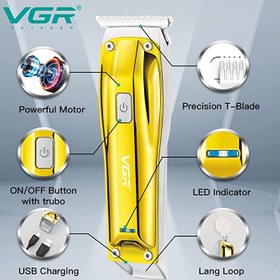 تصویر ماشین اصلاح خط زن وی جی آر VGR مدل V-955 VGR V-955 Hair Clipper