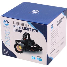 تصویر چراغ قوه پیشانی هدلایت شارژی Deepking DK-608 Deepking DK-608 Headlight